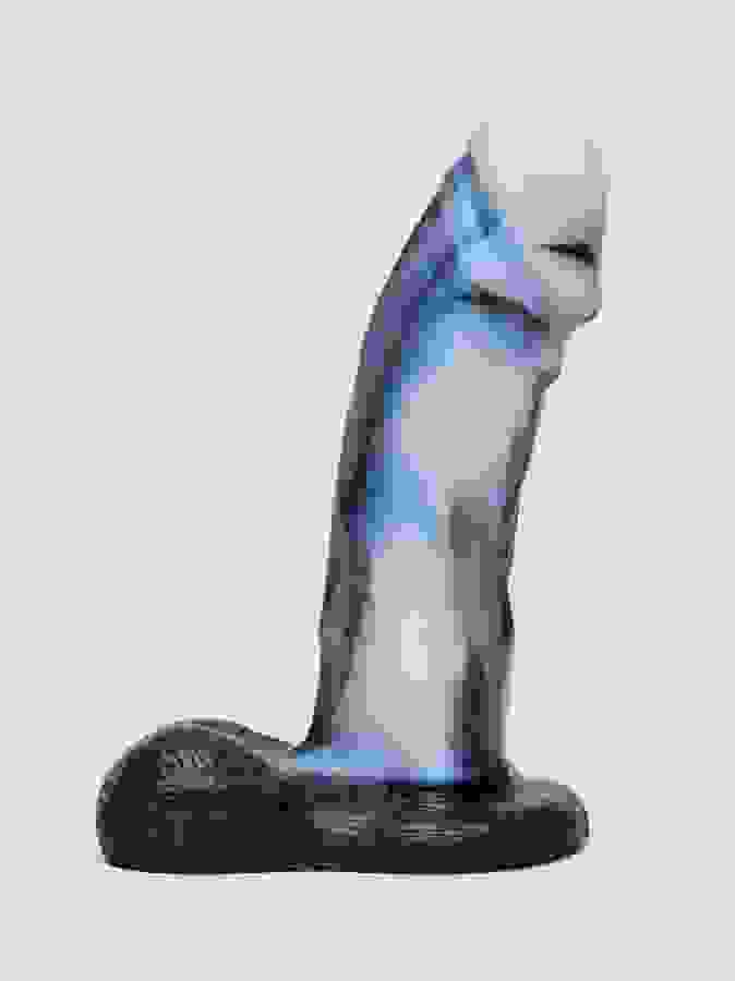 Vixen Johnny VixSkin Midnight Pearl 7 Inch Dildo, Blue, hi-res